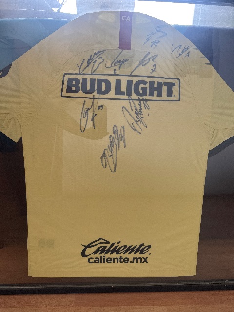 Primera equipación del Club América 2019/20, vista trasera
