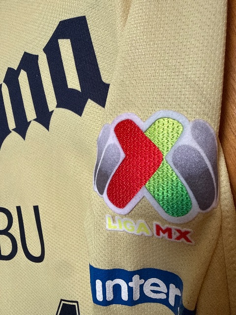 Primera equipación de Sambu del Club América 2014/15, detalle