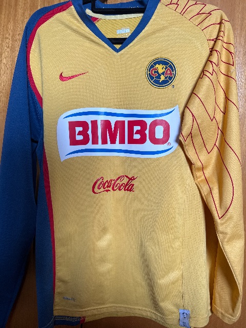 Primera equipación de S.Cabañas del América 2007/08, vista frontal