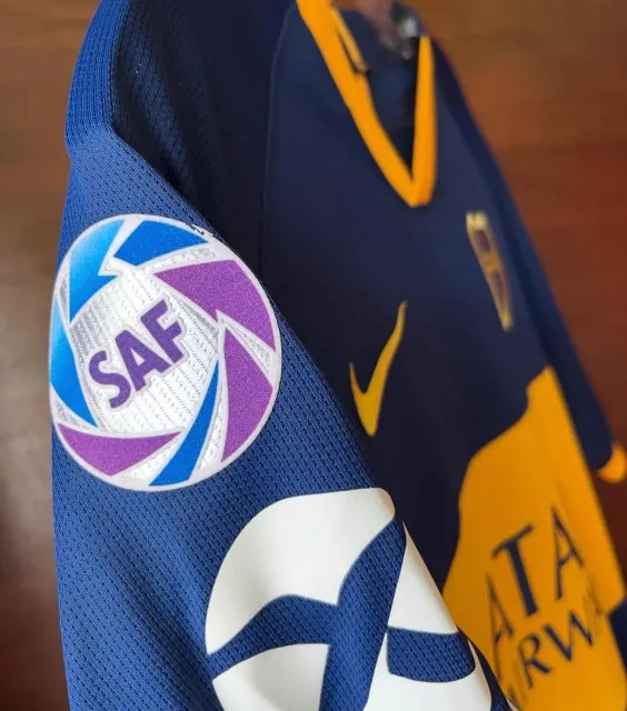 Primera equipación de Carlos Tevez del Club Atlético Boca Juniors 2019, detalle