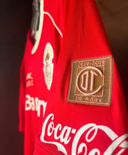 Primera equipación de Hector Mancilla del Deportivo Toluca FC 2009/10, detalle